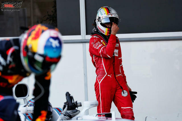 Sebastian Vettel ist nach Baku unser Verlierer des Rennens. Jetzt durch die besten Szenen des dramatischen Grand Prix klicken!