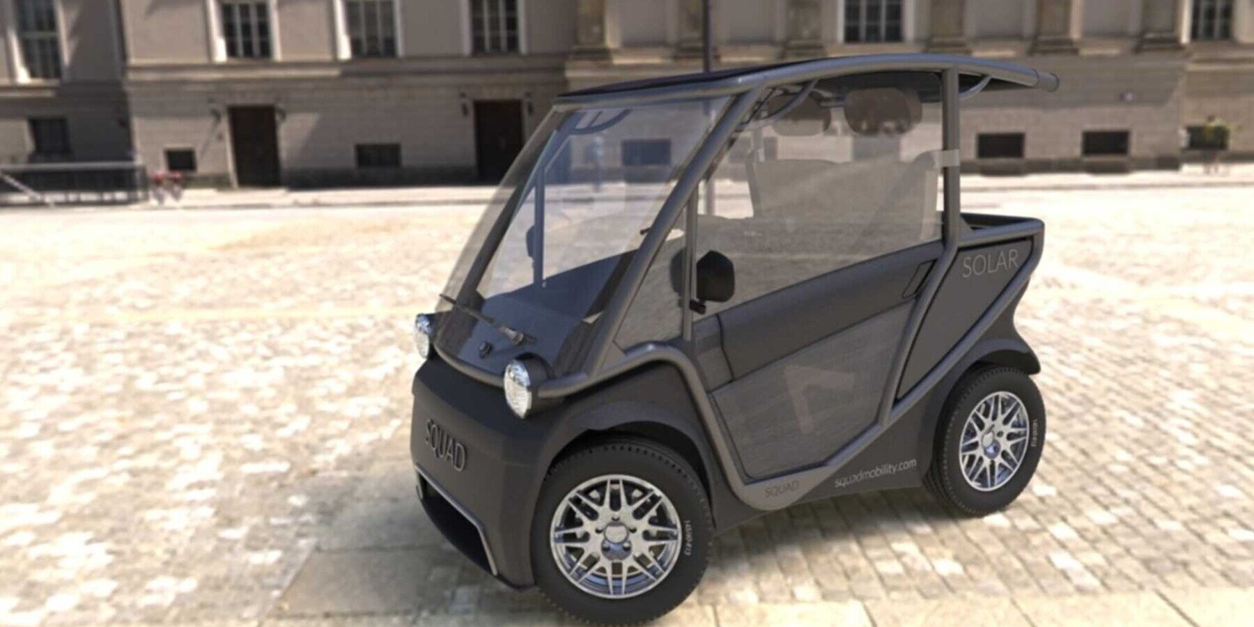 Squad: Kleines Elektroauto mit Solardach für 6.800 Euro