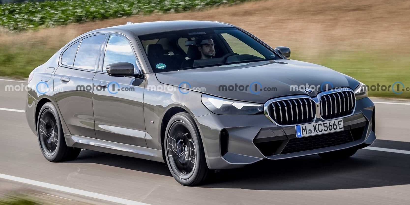 Neuer BMW 5er (2021) erwischt und als erstes Rendering