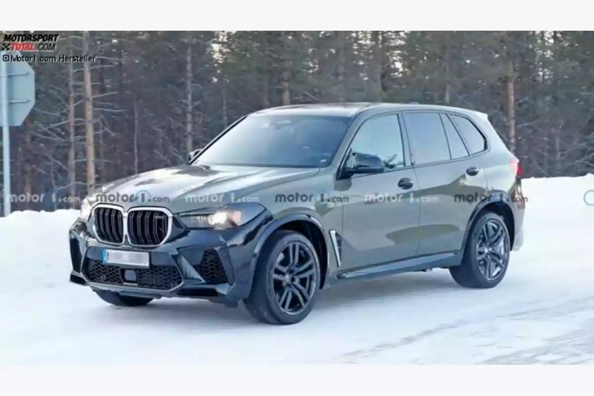 BMW X5 M (2022) mit Facelift als Erlkönig erwischt