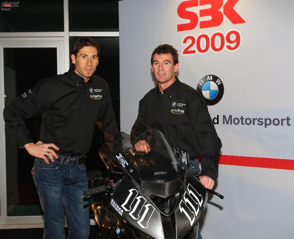 Ruben Xaus und Troy Corser (BMW)