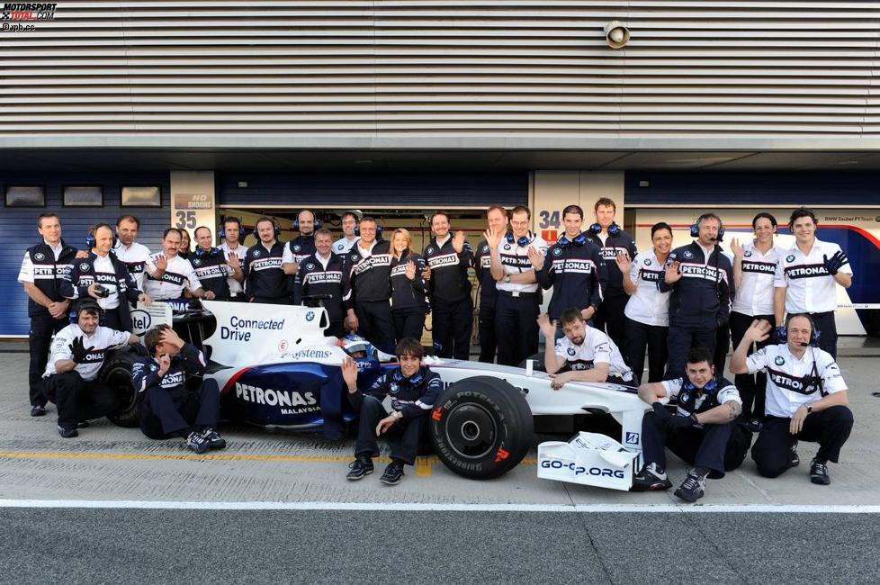 Letztes Gruppenfoto: Abschied vom BMW Sauber F1 Team