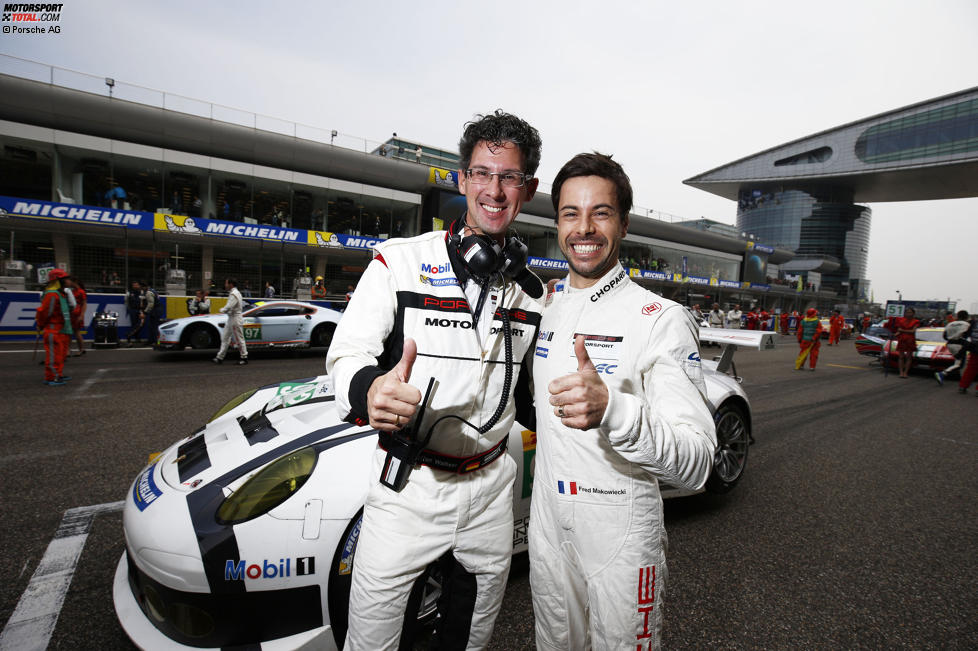 Frederic Makowiecki und Frank-Steffen Walliser (Porsche) 