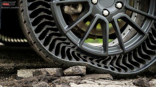 Autoreifen flicken adé: Michelin stellt luftlosen Reifen vor