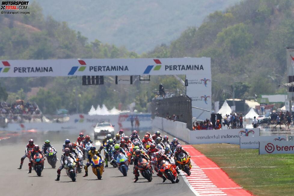 Moto2 Start in Indonesien