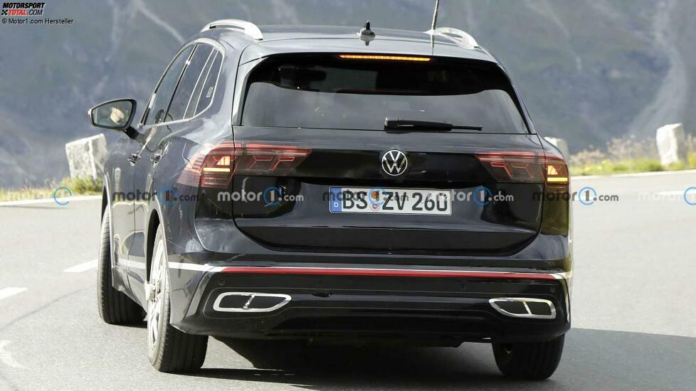 VW Tiguan (2023) mit Serienkarosserie erwischt