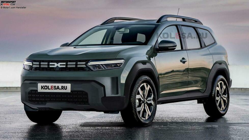 Rendering des Dacia Duster 2024