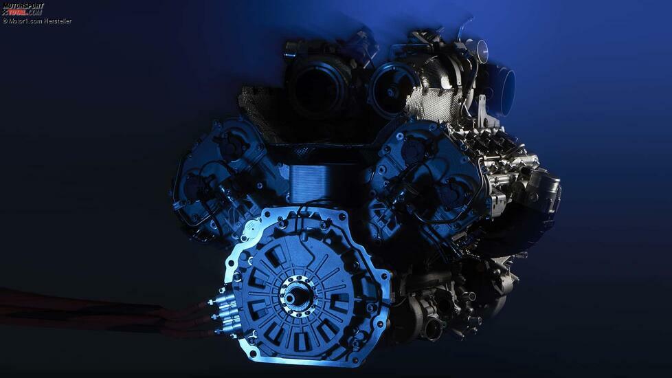 Lamborghini, il motore V8 biturbo ibrido della nuova Huracan