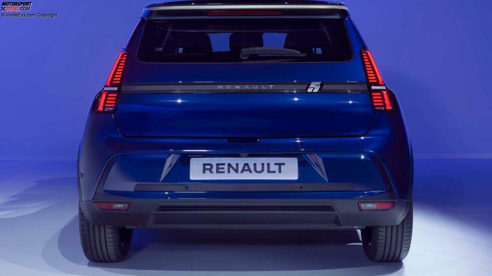 Renault 5 E-Tech Electric (2024): Das Exterieur in Dunkelblau