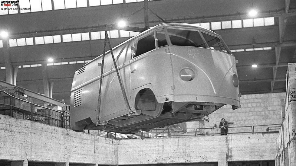 VW Transporter Produktion in Wolfsburg (1950)