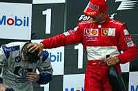 Bild zum Inhalt: Schumacher "muss mit dem dritten Platz zufrieden sein"