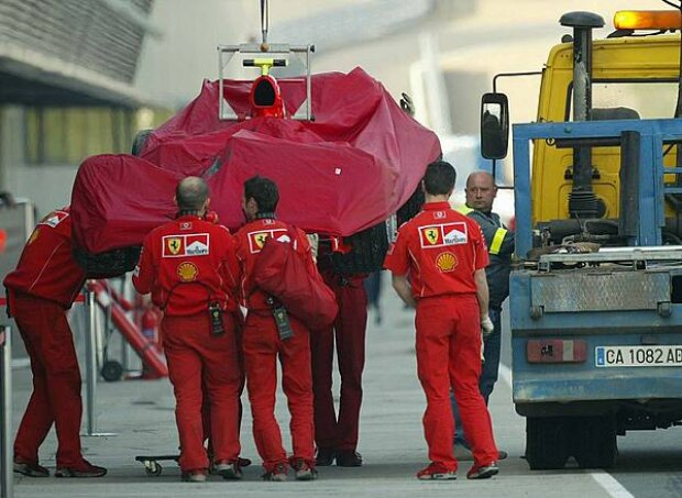Titel-Bild zur News: Rubens Barrichellos Ferrari
