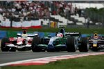Rubens Barrichello (Honda F1 Team) und Ralf Schumacher (Toyota) 