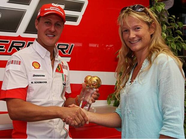 Michael Schumacher und Inga Stracke