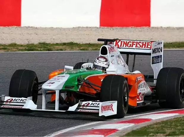 Titel-Bild zur News: Adrian Sutil, Barcelona, Circuit de Catalunya