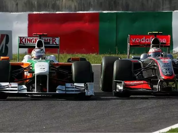 Titel-Bild zur News: Heikki Kovalainen, Adrian Sutil