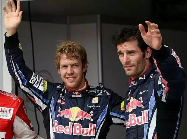 Titel-Bild zur News: Sebastian Vettel, Mark Webber