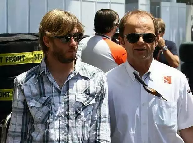 Titel-Bild zur News: Nick Heidfeld und Josef Leberer