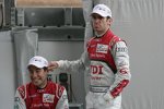 Romain Dumas und Mike Rockenfeller (Audi Sport)