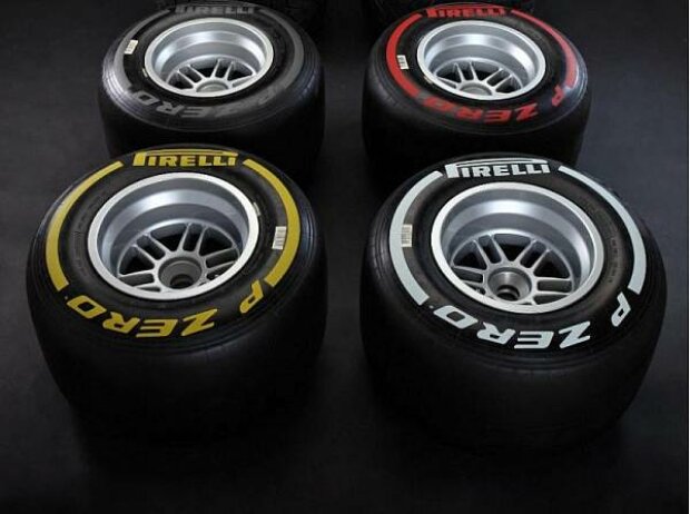 Die vier Slick-Mischungen von Pirelli für die Saison 2012