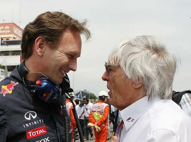 Titel-Bild zur News: Christian Horner und Bernie Ecclestone