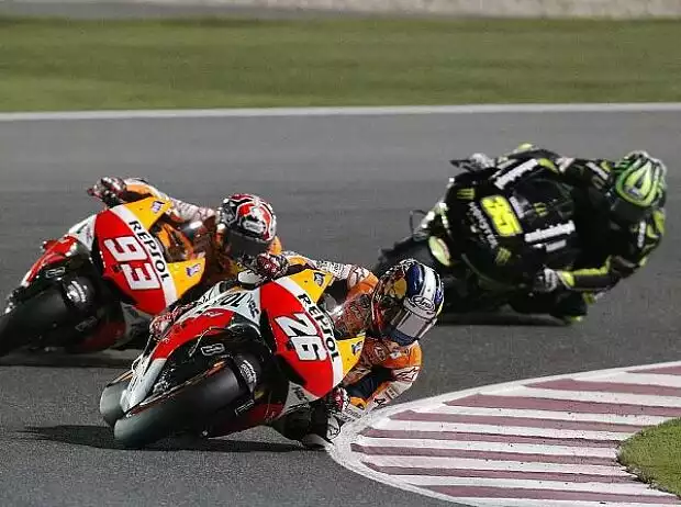 Titel-Bild zur News: Marc Marquez, Daniel Pedrosa, Cal Crutchlow