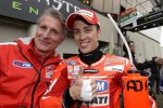 Paolo Ciabatti und Andrea Dovizioso (Ducati) 