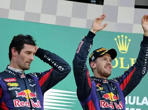 Titel-Bild zur News: Sebastian Vettel, Mark Webber