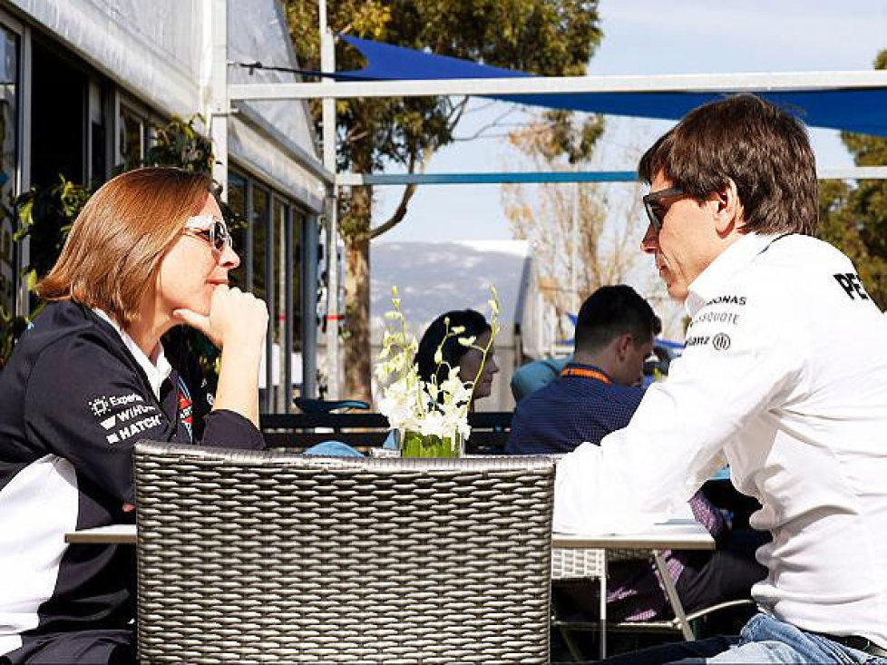 Claire Williams, Toto Wolff