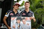 Carlos Sainz (Toro Rosso) und Daniil Kwjat (Toro Rosso) 