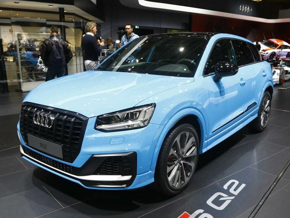 Audi SQ2 auf dem Pariser Autosalon 2018