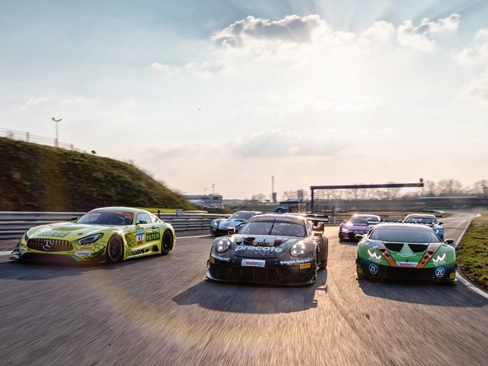 GT Masters, Mercedes-AMG GT3, Porsche 911 GT3 R, Lamborghini Huracan GT3, Gruppenfoto