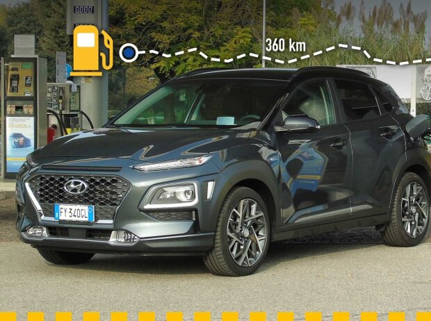 Tatsächlicher Verbrauch: Hyundai Kona Hybrid (2019) im Test