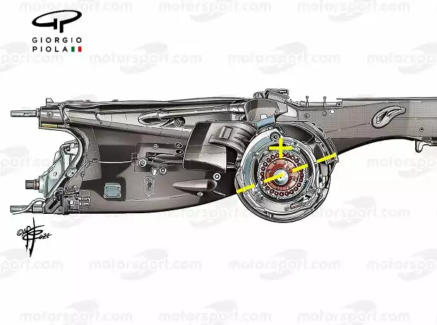 Titel-Bild zur News: Ferrari-Getriebe 2021 am SF21 in der Formel 1