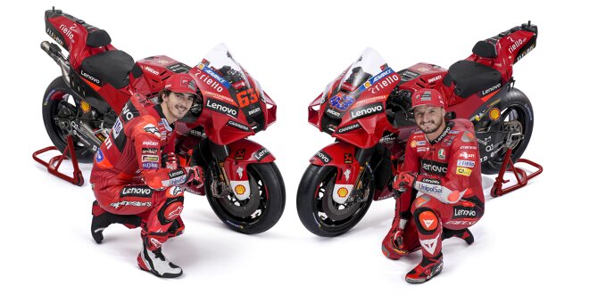 MotoGP 2022: Ducati präsentiert die Desmosedicis von Bagnaia und Miller