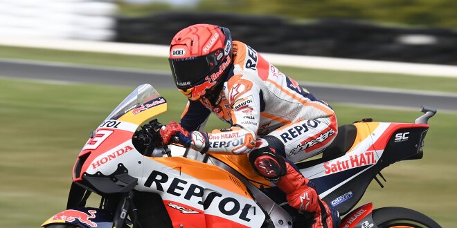 MotoGP Phillip Island: Warm-up im Regen - Zarco vorn, Marquez gestürzt