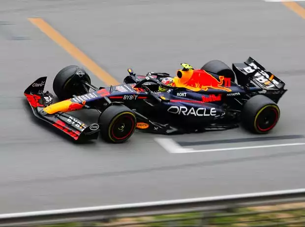 Titel-Bild zur News: Sergio Perez im Red Bull RB19 beim Formel-1-Rennen in Spanien 2023