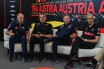 Franz Tost (AlphaTauri), Günther Steiner (Haas), Christian Horner (Red Bull), Alessandro Alunni Bravi (Alfa Romeo)
