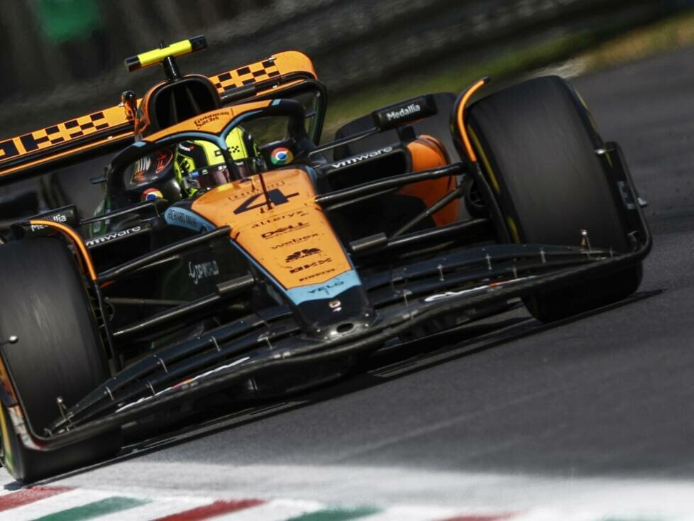 Lando Norris im McLaren MCL60 beim Formel-1-Rennen in Monza 2023