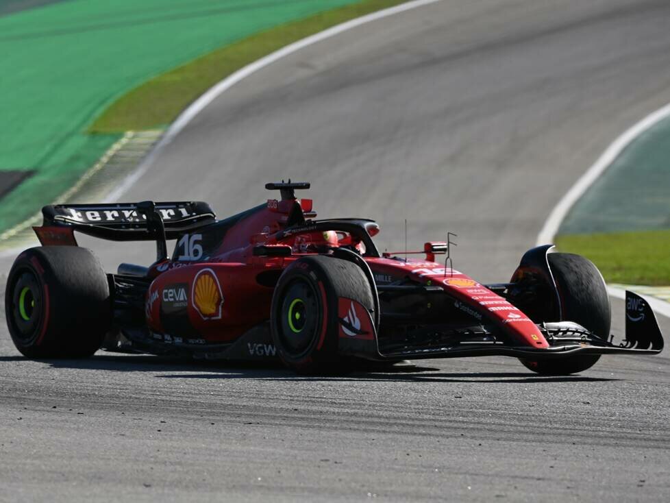 Charles Leclerc beim Formel-1-Rennen in Brasilien 2023