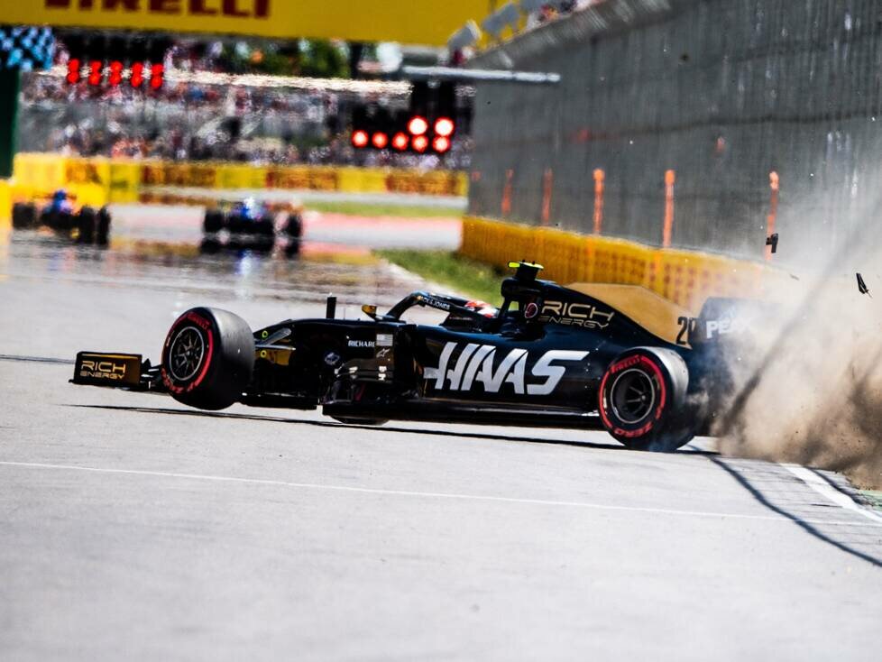 Kevin Magnussen verunfallt 2019 beim Formel-1-Rennen in Montreal