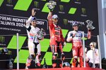 Jorge Martin (Pramac), Francesco Bagnaia (Ducati) und Marc Marquez (Gresini) 