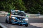 Dacia Logan von Team OllisGarage im Qualifying zu den 24h Nürburgring 2024