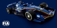Designstudie zum neuen Formel-1-Reglement für 2026