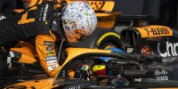 Lando Norris gratuliert Oscar Piastri (McLaren) zum Sieg beim Formel-1-Rennen in Ungarn 2024