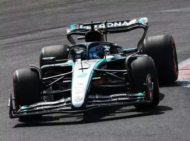 Titel-Bild zur News: George Russell (Mercedes W15) beim Formel-1-Rennen in Italien 2024