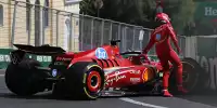 Charles Leclerc (Ferrari) verunfallt im Training zum Formel-1-Rennen in Baku 2024