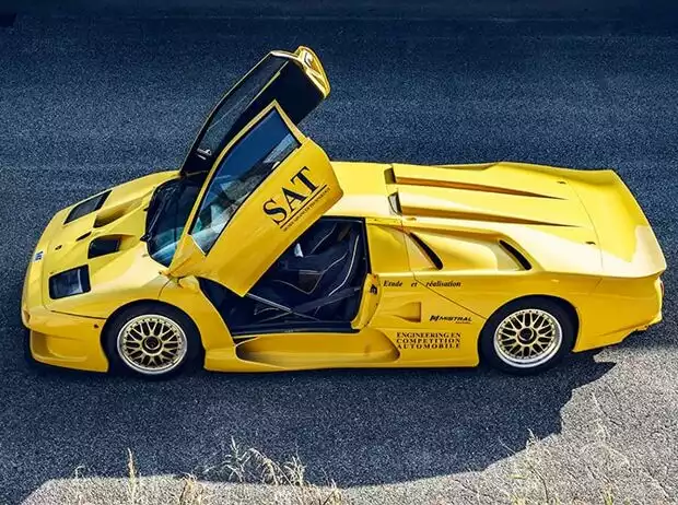 Titel-Bild zur News: Der Lamborghini Diablo GT1 Stradale war der erste werksseitig von Lamborghini in Auftrag gegebene Rennwagen