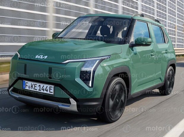 Kia EV2, Darstellung von Motor1.com