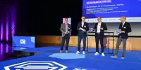 SPORT MARKE MEDIEN 2024: Benjamin Willems, Bildungsexperte der IST-Hochschule; Tobias Gröber, Head of ISPO Group, ISPO; Hans-Willy Brockes, Gründer & Geschäftsführer, ESB Marketing Netzwerk; Florian Kurz, Verwaltungsrat, ESB Marketing Netzwerk